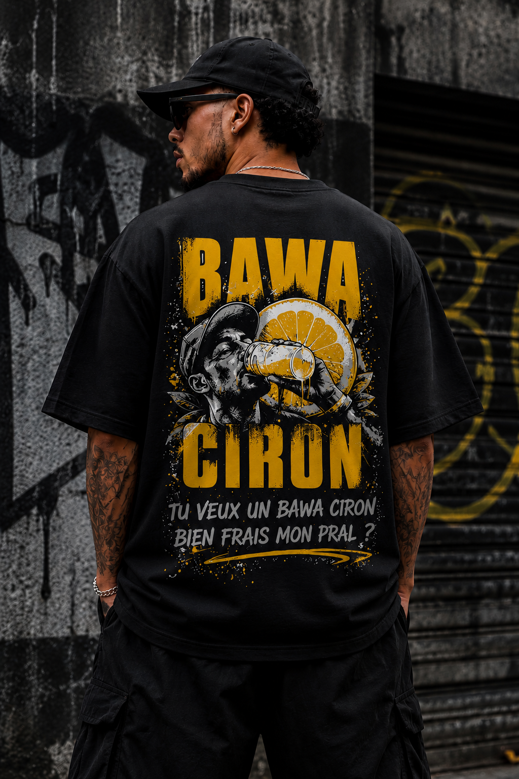 modele oversized unisexe Bawa ciron Tu veux un Bawa Ciron Bien frais mon Pral ?